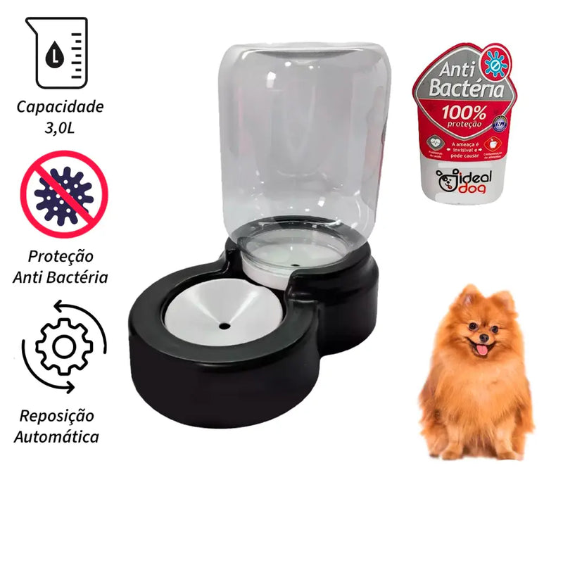 Bebedouro Pet C/ Limitador Automático Para Cachorro E Gatos 3L Ideal Dog