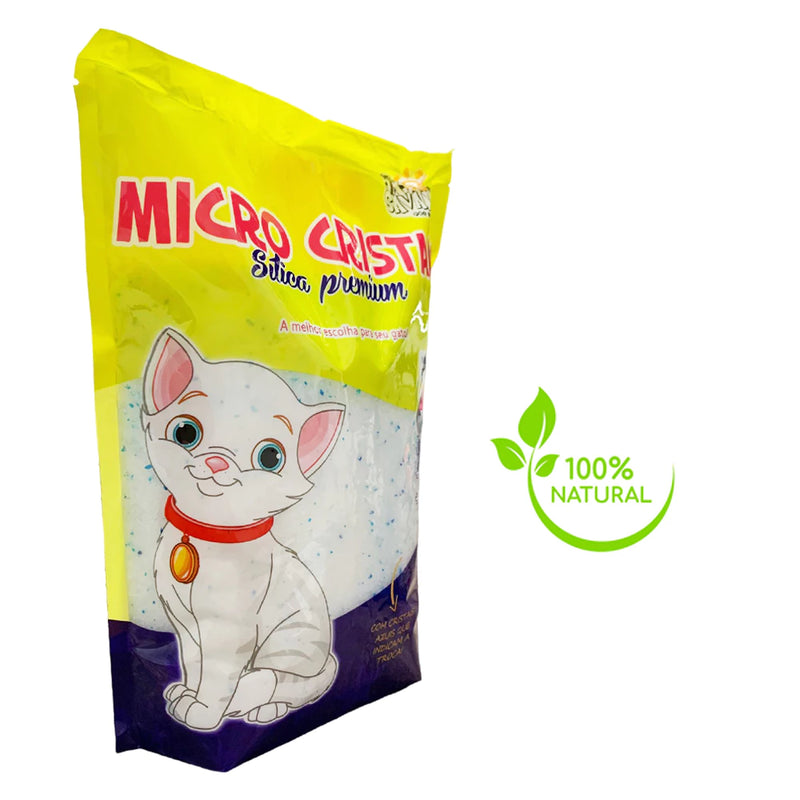 Kit com 3 Areias Sílica para Gato Premium Savana Pet 1,5kg