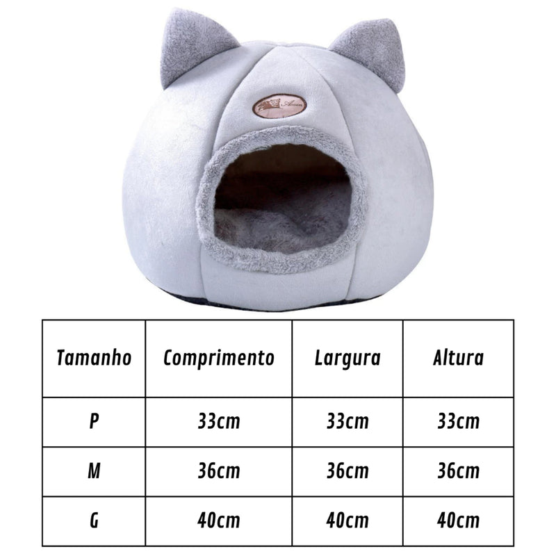 Cama Para Gato Toca Pet Tenda Caminha De Gato Ninho Casinha Cachorro Orelha