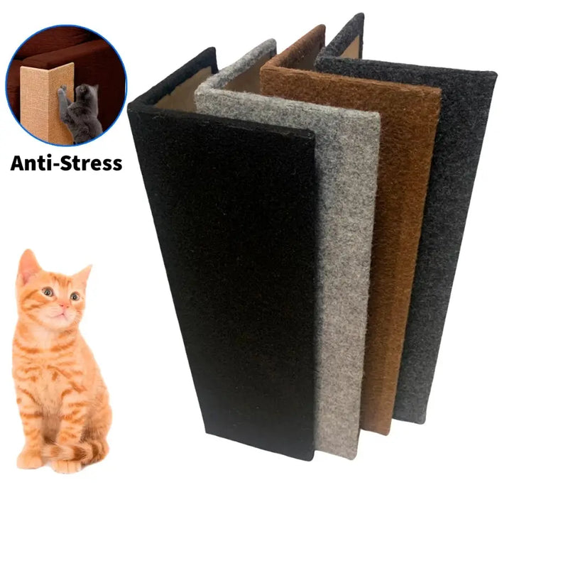 Kit Arranhador Para Gatos Protedor Canto 2un Sofá Cama Box