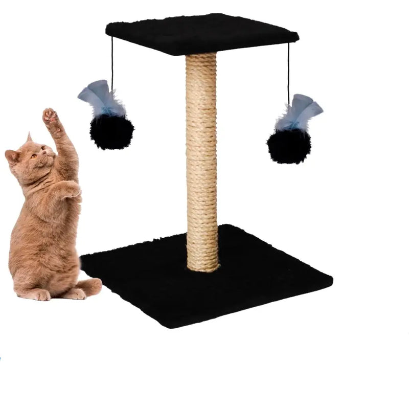 Arranhador Para Gatos Poste com Brinquedo Gato Duplo Exclusivo