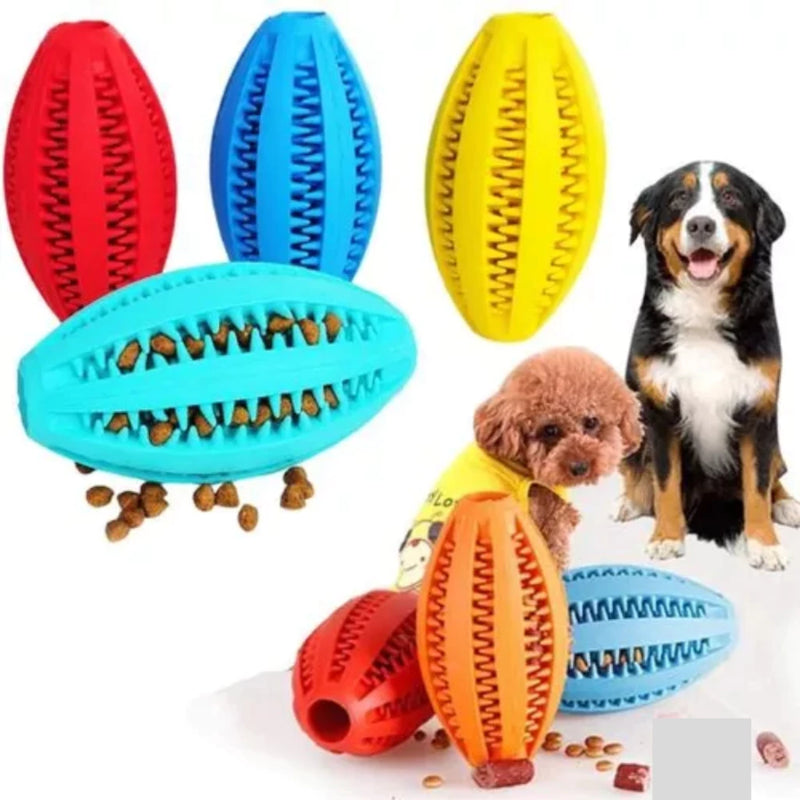 Brinquedo de Borracha Para Cachorro Pet Disperser Interativo Silicone Porta Petisco Ração